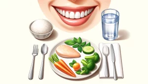 Ideal post-whitening meal structure for Anchorage teeth whitening.